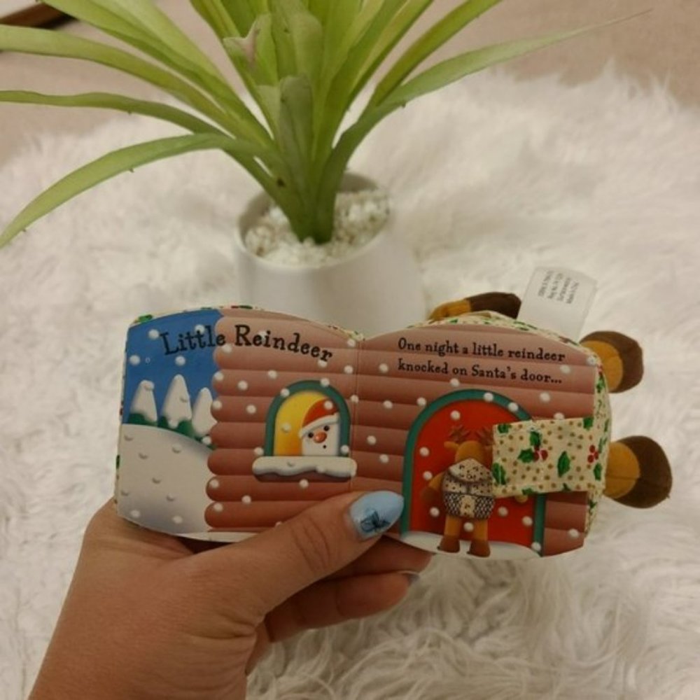 Mini Reindeer book Christmas ornament/toy
